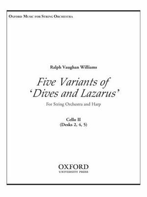 Five Variants on "Dives and Lazarus": Cello 2 (Sheet music)