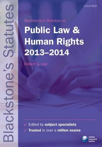 Blackstone's Statutes on Public Law and Human Rights 2013-2014 - Blackstone's Statute Series (Paperback)