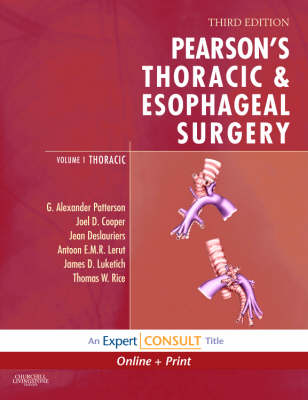 Pearson's Thoracic Surgery (Mixed media product)
