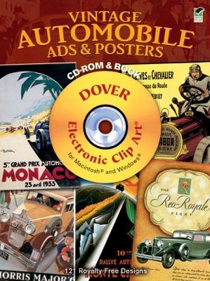 Vintage Automobile Ads & Posters - Dover Electronic Clip Art (Mixed media product)