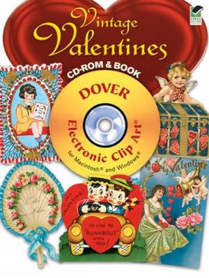 Vintage Valentines - Dover Electronic Clip Art (Mixed media product)