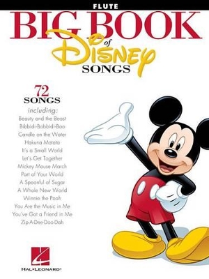The Big Book of Disney Songs: Flute (Paperback)