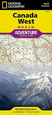 Canada West: Travel Maps International Adventure Map (Sheet map, folded)