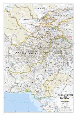 Afghanistan/Pakistan, Laminated: Wall Maps Countries & Regions (Sheet map)