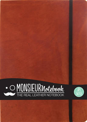 Monsieur Notebook - Real Leather A4 Tan Sketch (Leather / fine binding)