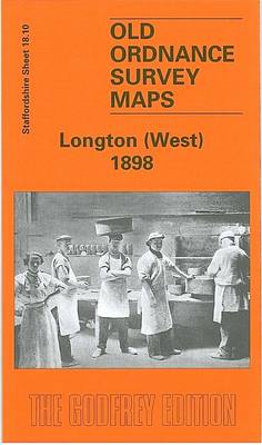 Longton (West) 1898: Staffordshire Sheet 18.10 - Old O.S. Maps of Staffordshire (Sheet map, folded)