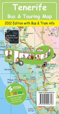 Tenerife Bus & Touring Map 2012 Edition (Sheet map, folded)